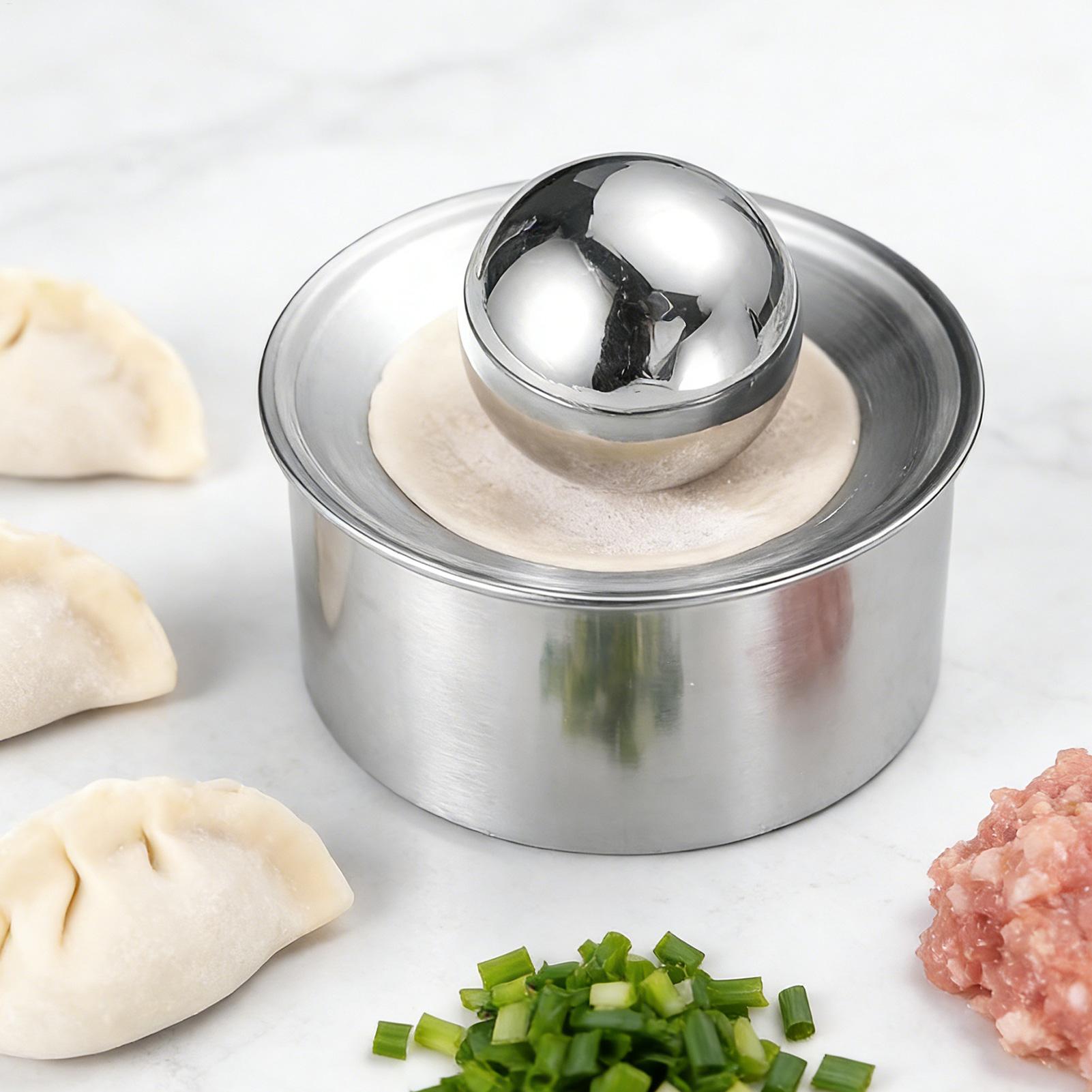 Gyoza Dumpling Maker - 手動餃子皮プレス機生地シートメーカーツール自家製餃子ラビオリエンパナーダパイパスタキッチンベーキング用