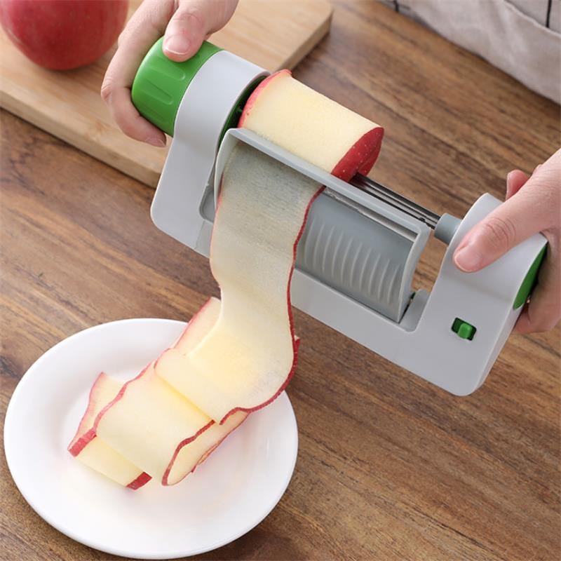 Home Cooking Services - 多機能プラスチックアップルペアースライサー、キッチン果物と野菜のカッター、リールポテトカッター、調理アクセサリー、ホームガジェット、新しい