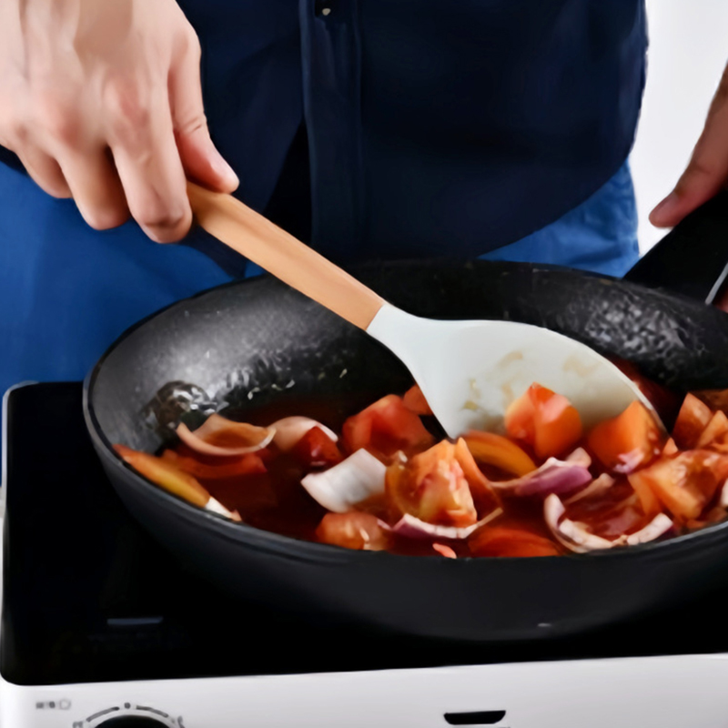 家庭用調理器具 シリカゲルスプーン サラダ攪拌器 木製ハンド - Home Cooking Services のレビューと価格